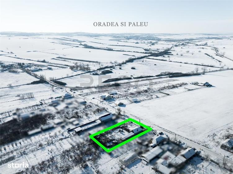 Casă cu 2 camere cu Teren 1600 Mp în Cetariu