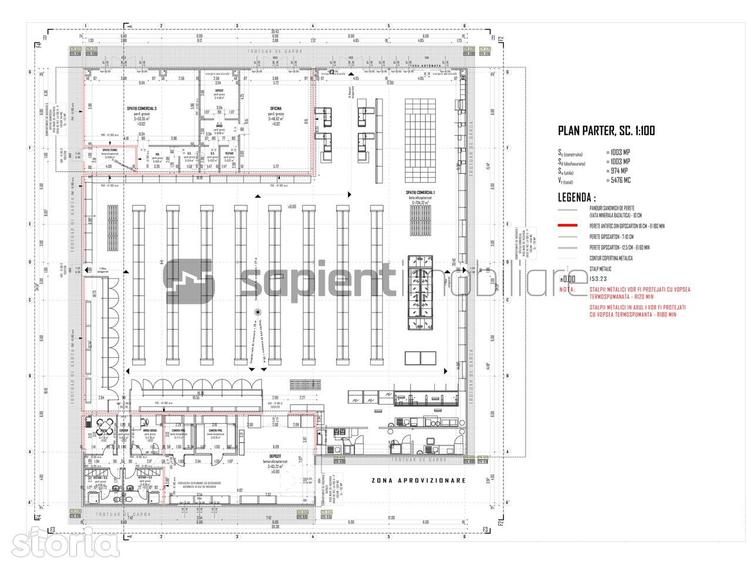 Spațiu comercial, de 996 mp, în Sânmartin
