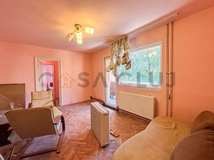Apartament cu 2 camere semidecomandat, mobilat în Gheorgheni