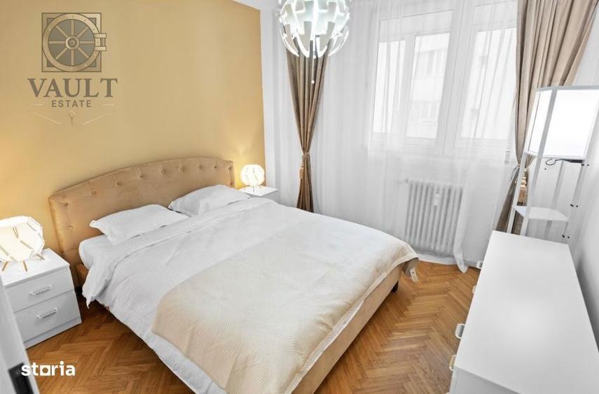 Apartament cu 3 camere semidecomandat, mobilat în Tei