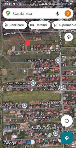 Teren de 500 mp, în Central