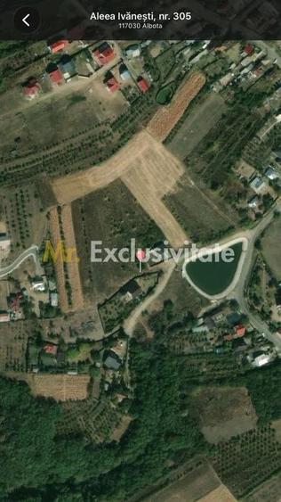 Teren de 533 mp, în Albota