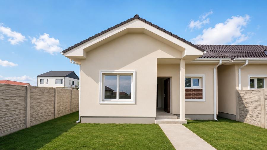 Duplex Pe Parter Cu 3 Camere | Mosnita Noua | 76mp Utili + Terasa | Teren 335mp - 1