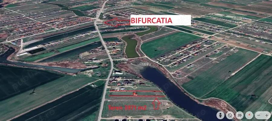 Teren Berceni- Vidra 4000 m2 -Berceni- acces direct la lac si soseaua principala - 2