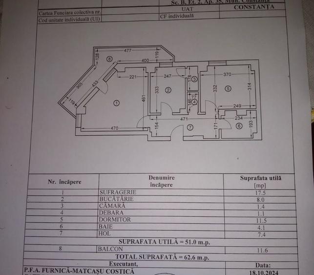 Apartament 2 camere Parc Tomis II Spitalul Judetean Proprietar - 8