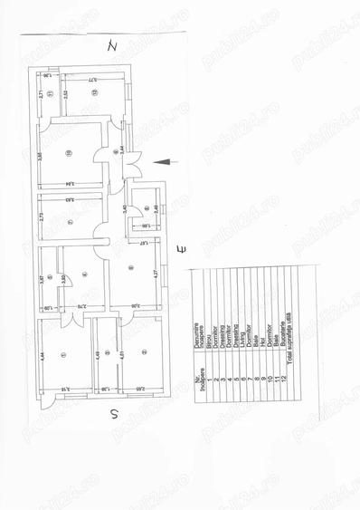 Casă cu 6 camere cu Teren 231 Mp în Central