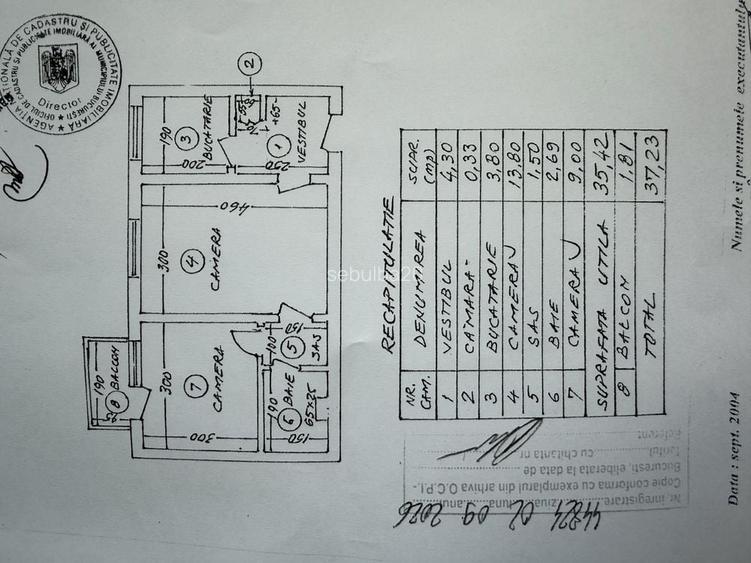 Apartament cu 2 camere în Central