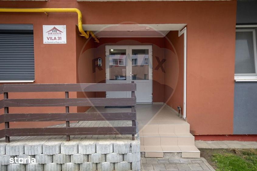 Apartament cu 2 camere decomandat în Sânpetru
