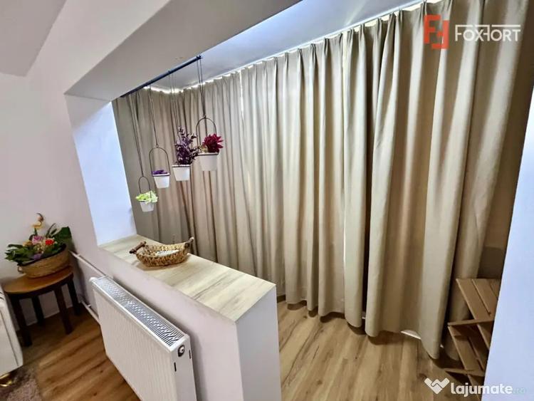 Apartament cu 2 camere semidecomandat în Girocului