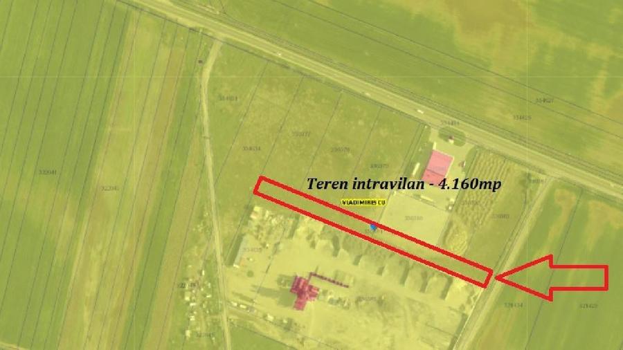 Teren agricol intravilan de 4160 mp, în Vladimirescu