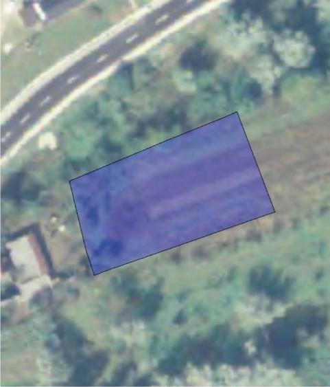 Teren agricol intravilan de 1262 mp, în Vest