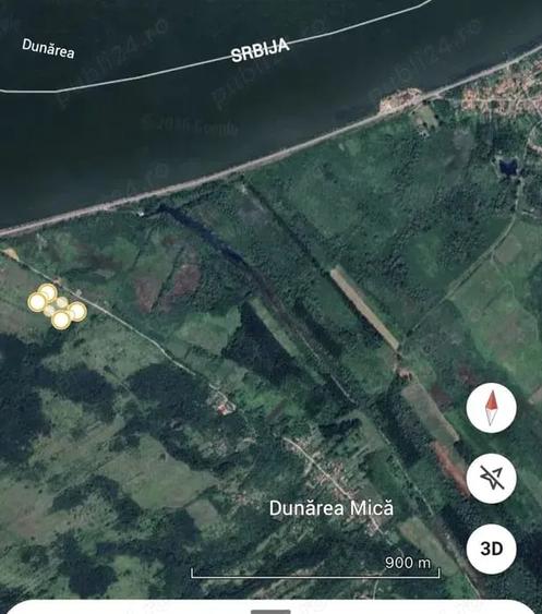 Teren de 5000 mp, în Dunărea Mică