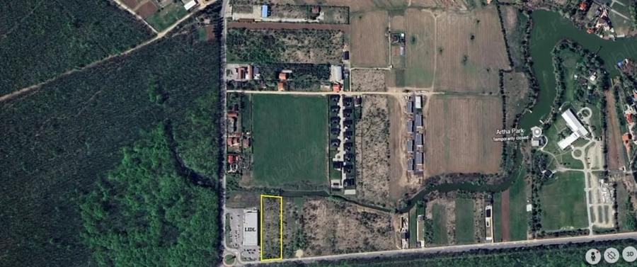 Teren de 578 mp, în Snagov