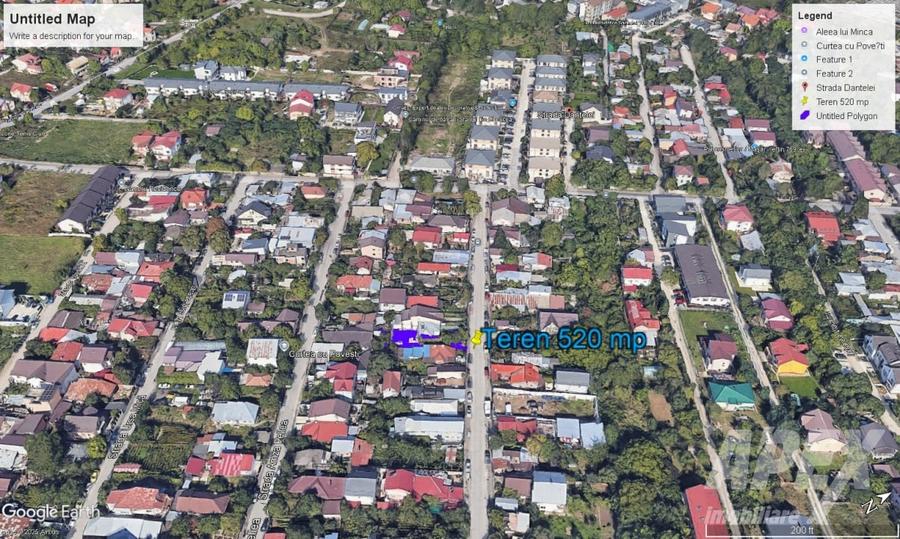 Teren Construcții intravilan de 520 mp, în Ghencea