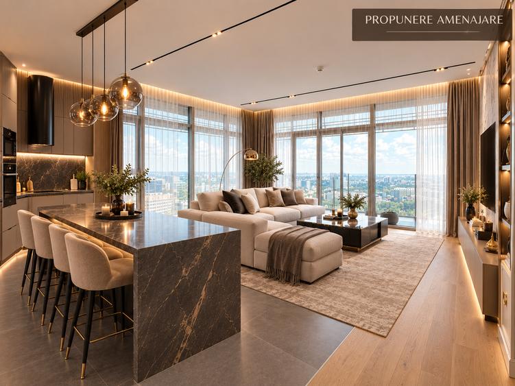 Apartament cu 3 camere decomandat în Floreasca