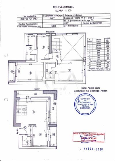 Apartament cu 3 camere decomandat, mobilat în Aviației