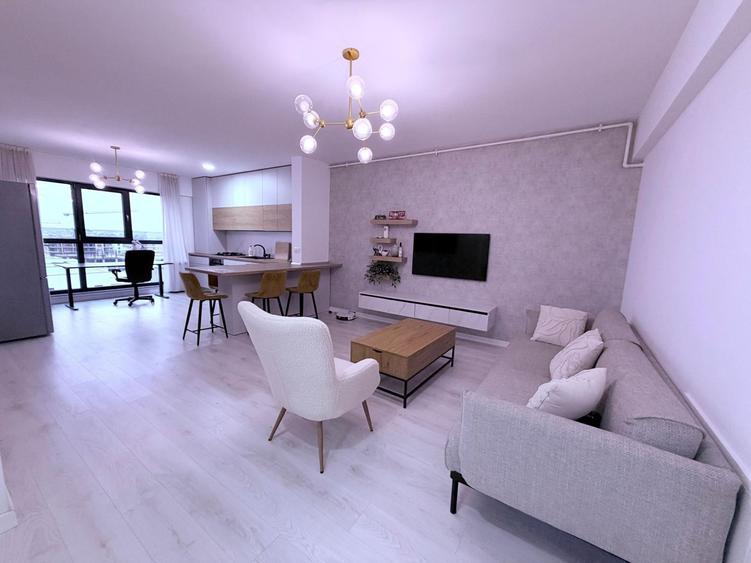 Apartament cu 2 camere, mobilat în Pipera