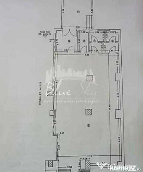 Spațiu comercial, de 122 mp, în Central