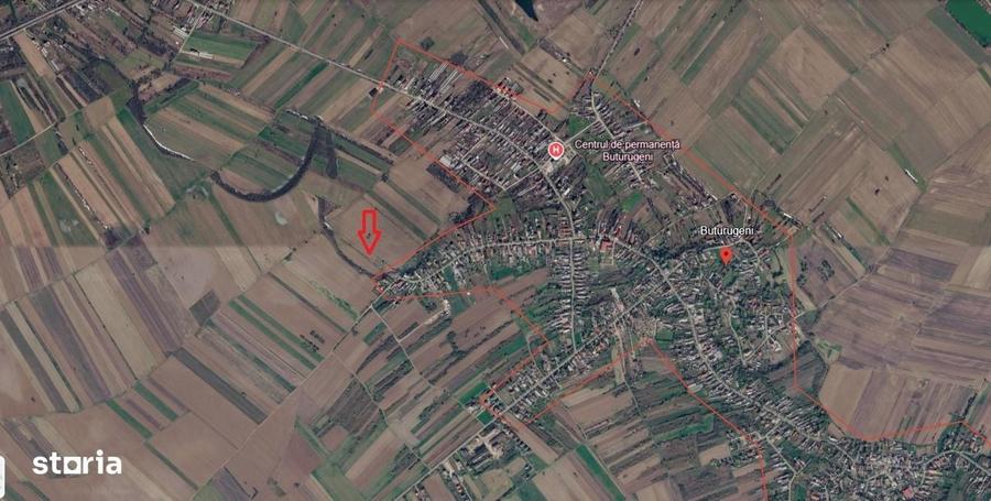Teren de 590 mp, în Buturugeni