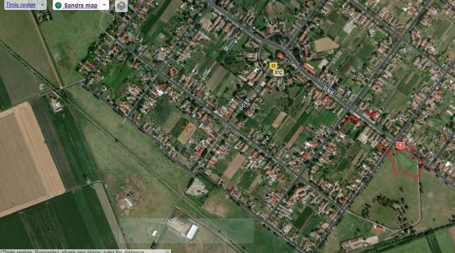 Teren de 10000 mp, în Șandra
