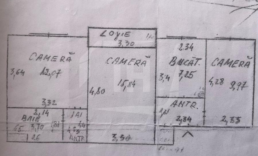 Apartament cu 3 camere semidecomandat, mobilat în Grigorescu