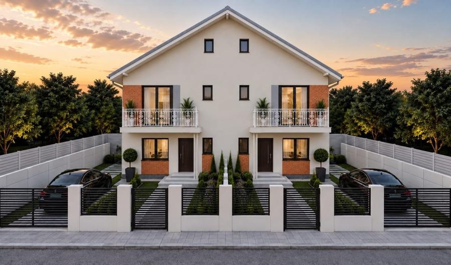 Duplex cu 4 camere cu Canalizare în Haliu