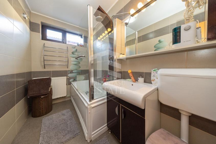 Apartament cu 2 camere semidecomandat, mobilat în Sânpetru