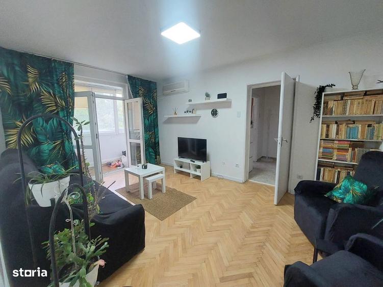 Apartament cu 2 camere semidecomandat, mobilat în Titan