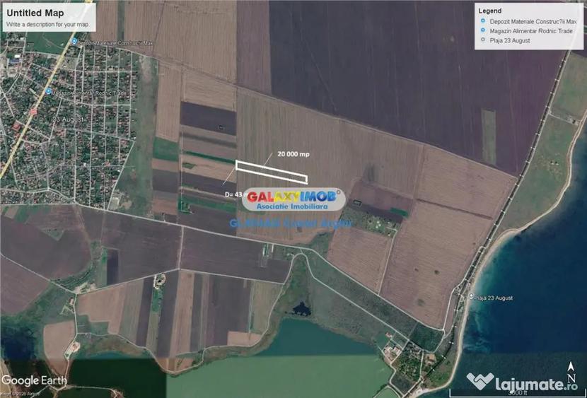 Teren de 20000 mp, în Central
