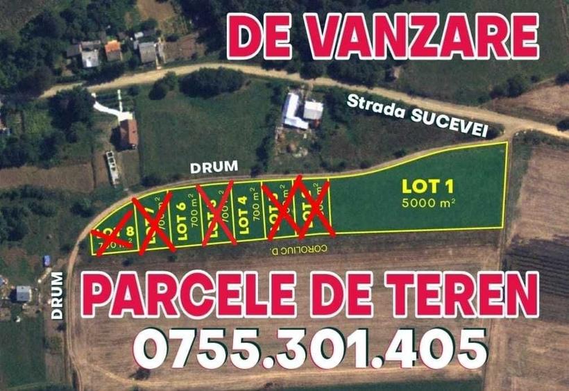 Teren Intravilan 700m2 SIRET - 1