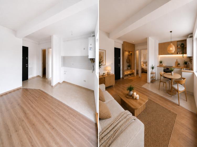 2 Camere + Grădină 35mp | Parcare inclusa | Încălzire în Pardoseală - 7
