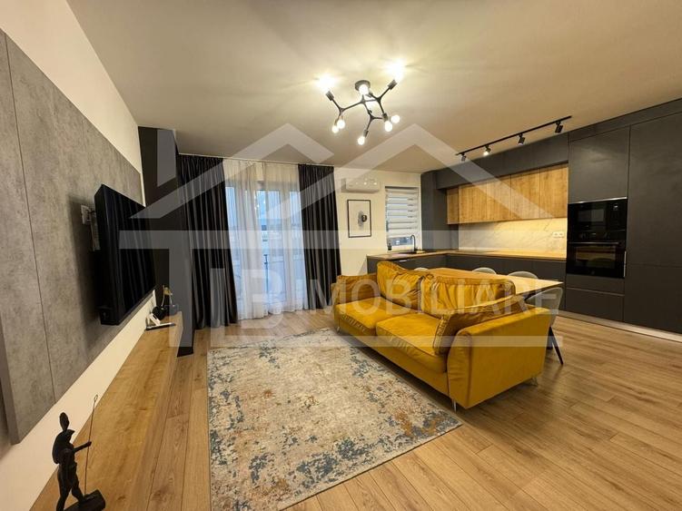 Apartament cu 2 camere semidecomandat în Libertății