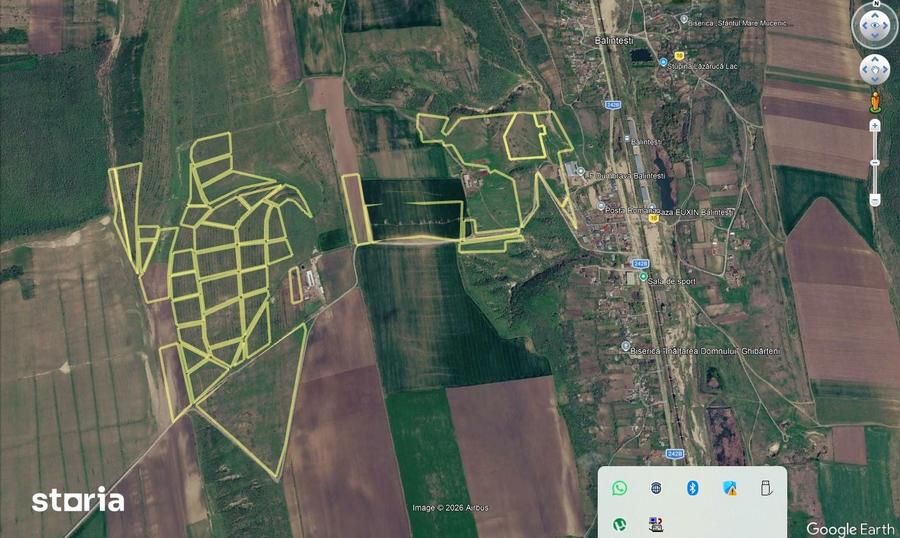 Teren de 700000 mp, în Berești-Meria