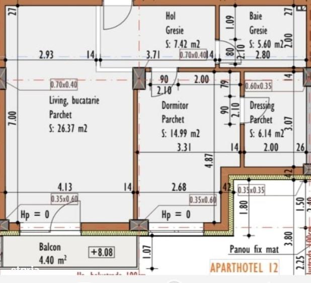 Apartament cu 4 camere în Central