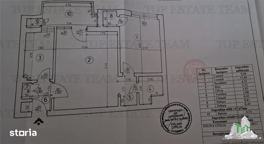 Apartament cu 2 camere semidecomandat în Centrul Istoric