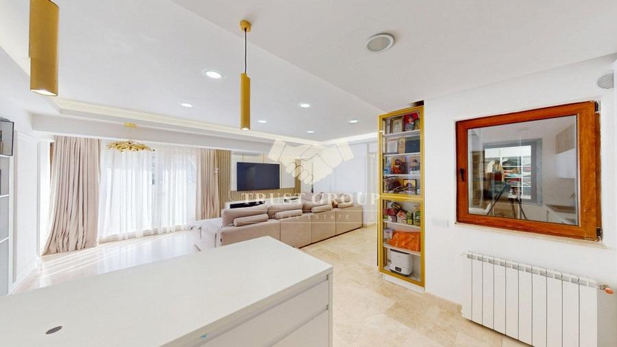 Apartament cu 4 camere semidecomandat, mobilat în Kiseleff