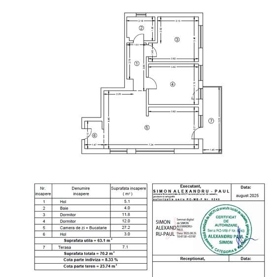 Eclipsei metrou Leonida apartament 3 camere. - 2