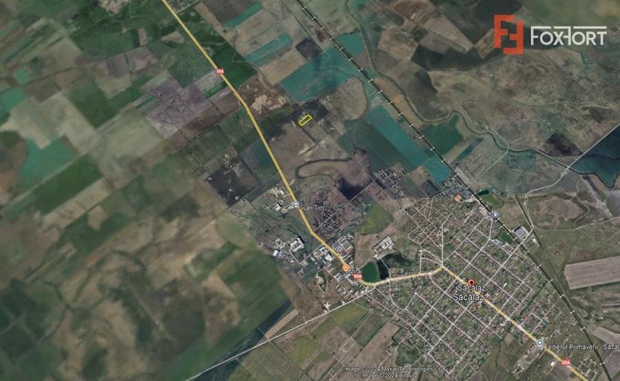 Teren agricol extravilan de 10000 mp, în Săcălaz