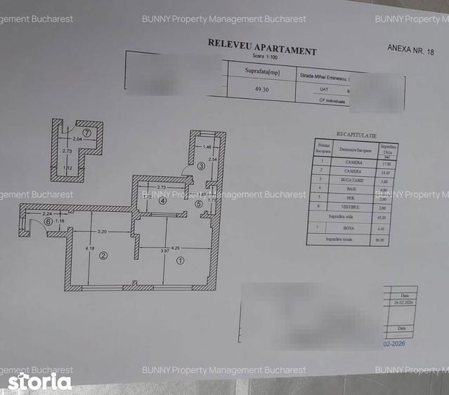 Apartament cu 2 camere în Eminescu