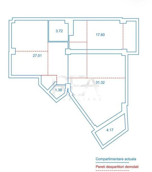 Apartament cu 4 camere decomandat în Turda