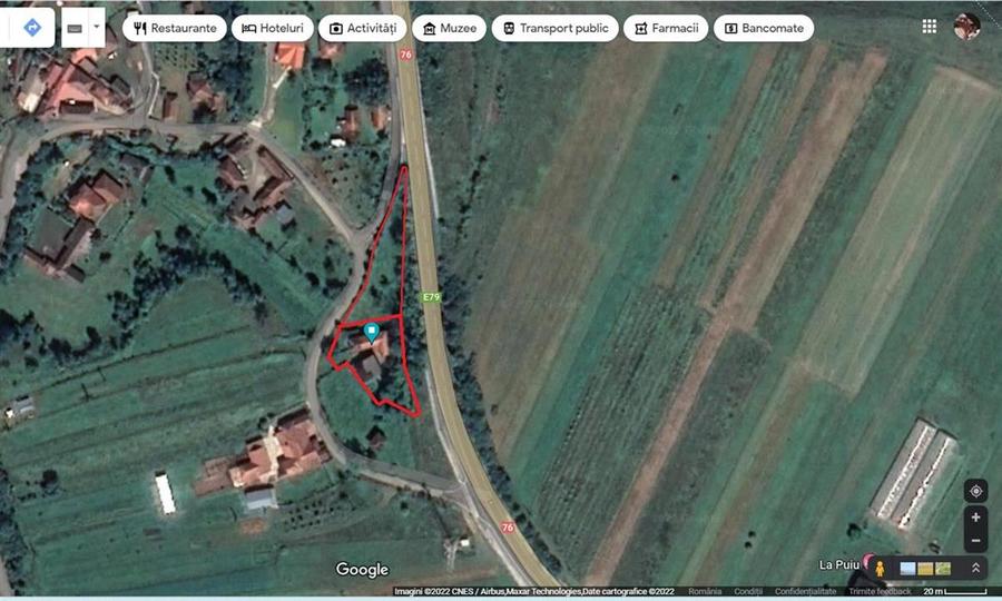 Casă individuală cu 3 camere cu Teren 1084 Mp în Vața de Jos