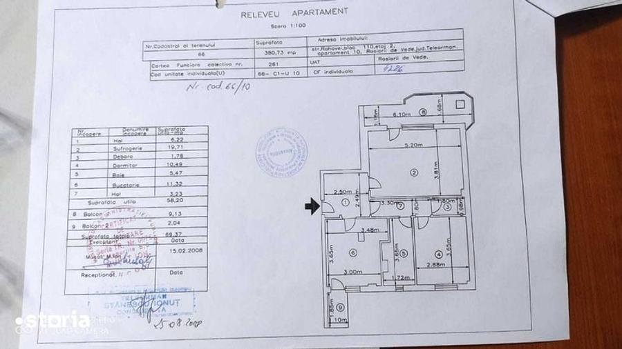 Apartament cu 2 camere în Central