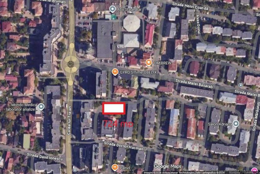 Teren de 724 mp, în Nicolae Bălcescu