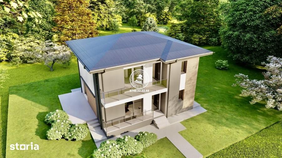 Casă cu 4 camere cu Teren 370 Mp în Miroslava