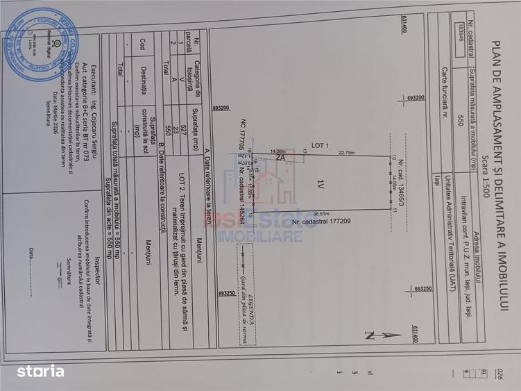 OCAZIE! Str Podisului TEREN 550mp intravilan utilitati aproape lot d - 3