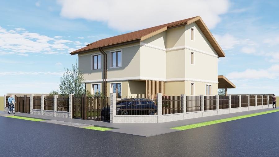 Duplex cu 4 camere cu Canalizare în Ghiroda