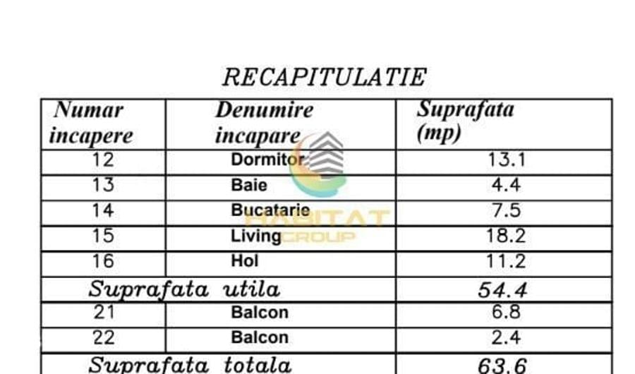 Apartament 2 camere / 63.6 mp / Grand Arena - 6