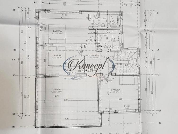 Casă individuală cu 4 camere cu Canalizare în Dezmir