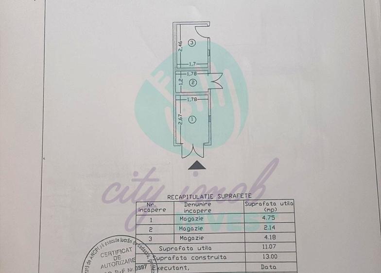 Casă individuală cu 3 camere cu Canalizare în Cotroceni