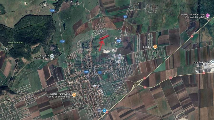 Teren agricol extravilan de 6655 mp, în Hărman